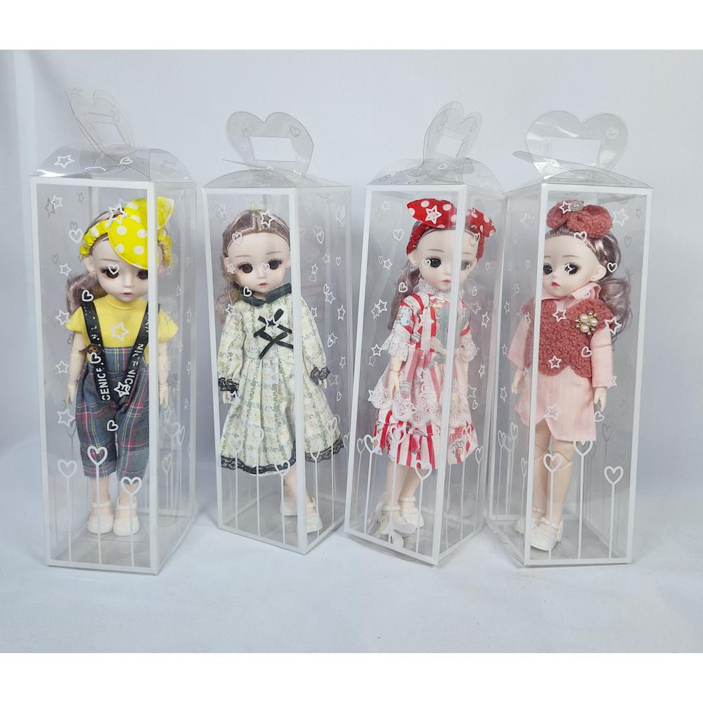 PRINCESS ASSORTED DOLL WITH  DRESS & HAIR RIBBON