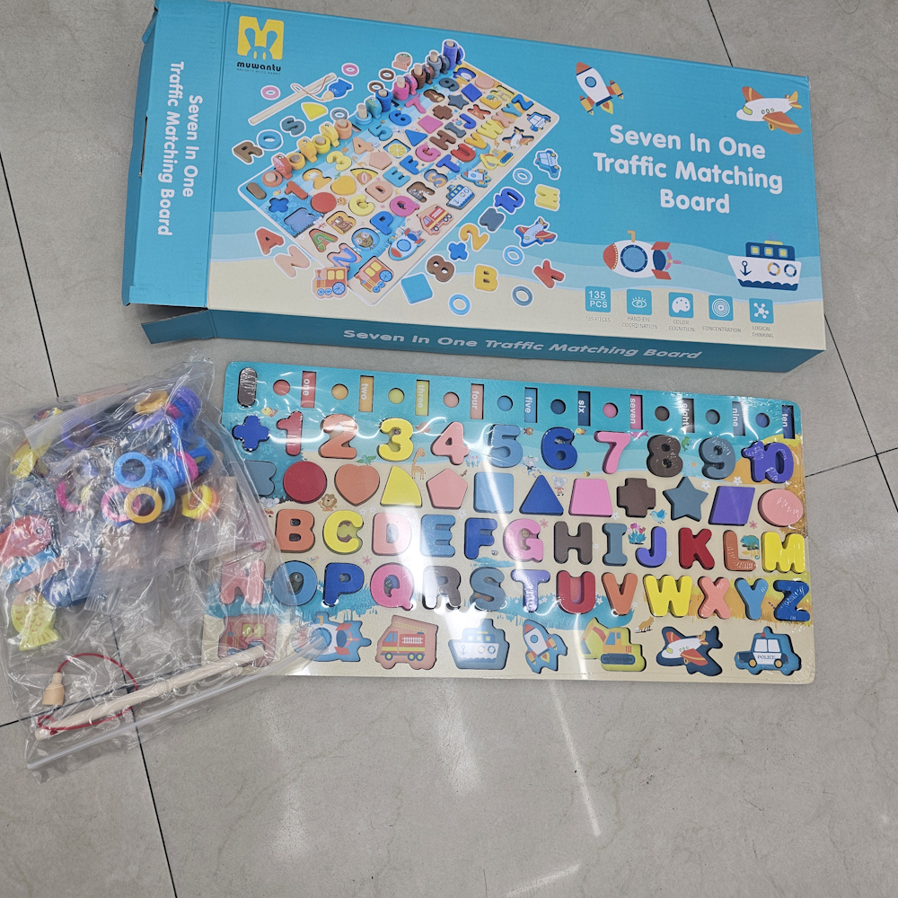 7 in 1 SEVEN IN ONE MONTESSORI EDUCATIONAL MATH COUNTING NUMBER GAME