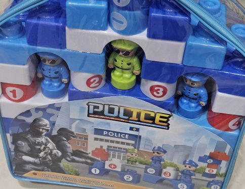 38PCS BABY BUILDING BLOCK FOR GIRLS AND BOYS IN POLICE THEME