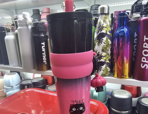 710ML ombre thermo cup for coffee water and travel  mix color
